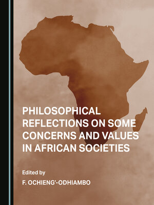 cover image of Philosophical Reflections on Some Concerns and Values in African Societies